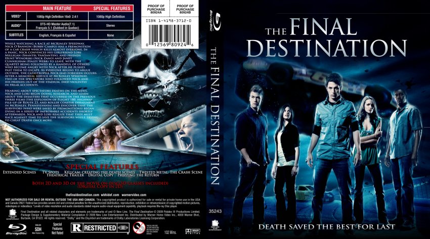 Destination's. The Final destination (2009) Blu-ray. The Final destination, 2009 обложки. Final destination 2 DVD Cover.