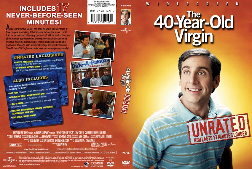 40 Year Old Virgin The Movie Dvd Scanned Covers 34940 Year Old Virgin The Dvd Covers