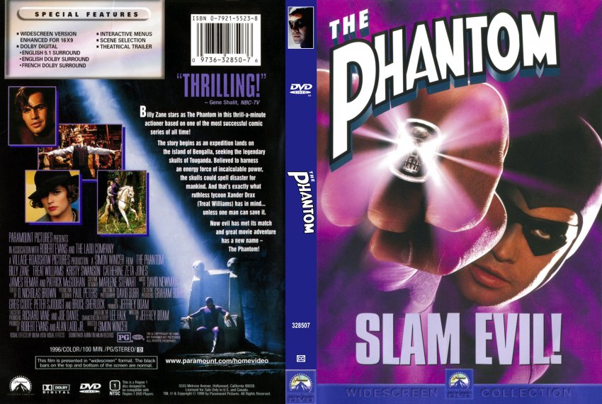 Phantom, The - Movie DVD Scanned Covers - 349Phantom The :: DVD Covers