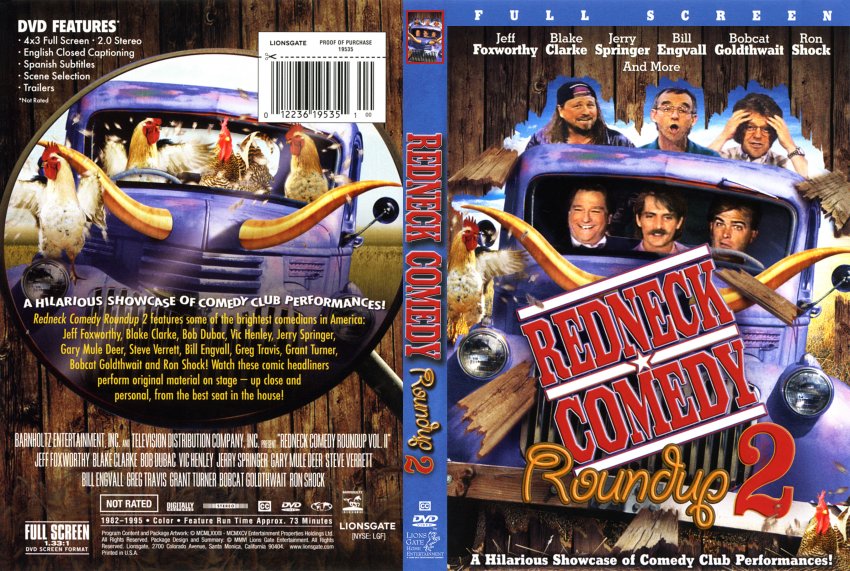 Redneck Comedy Roundup 2 - Movie DVD Scanned Covers - 349Redneck Comedy