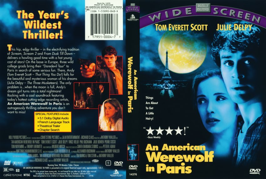 An American Werewolf In Paris Movie Dvd Scanned Covers 4418an Amreican Werewolf In Paris Dvd Covers