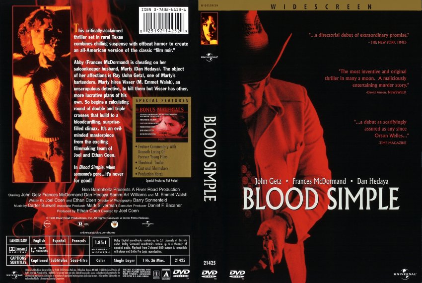 Blood Simple - scan