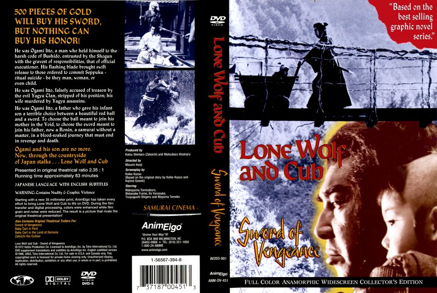 Lone Wolf And Cub Vol. 1 Sword Of Vengeance