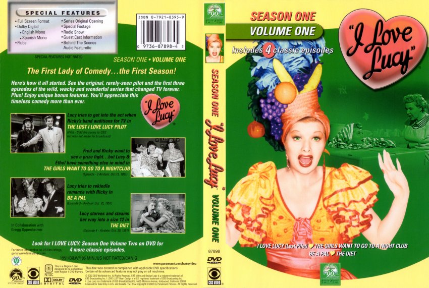 I Love Lucy: Season One - Volume One