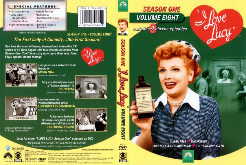 I Love Lucy: Season One - Volume Eight
