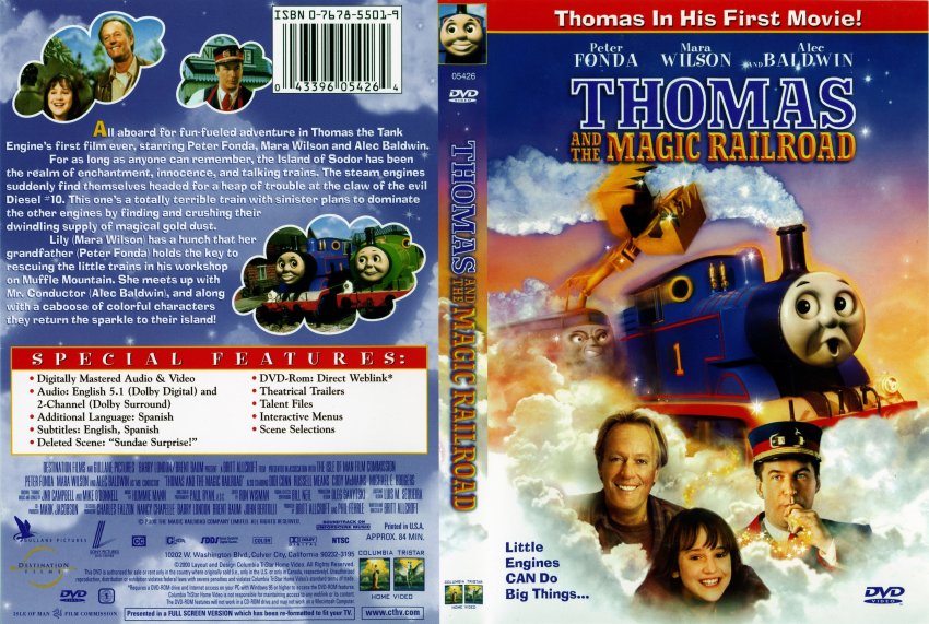 Thomas And The Magic Railroad Movie Dvd Scanned Covers 6thomas And The Magic Railroad Dvd Covers - magic railroad chase roblox