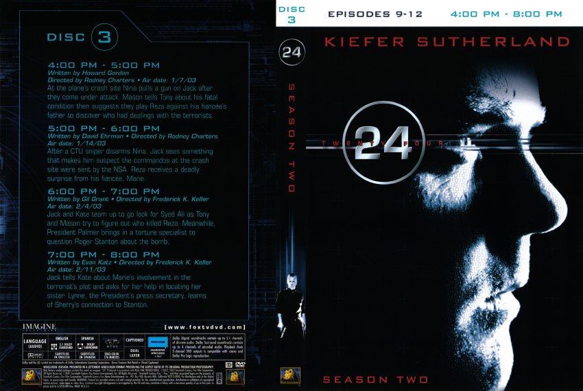 24 Season 2 Disk 3 front