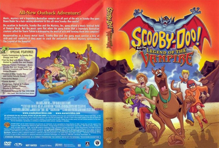807Scooby-Doo The Legend Of The Vampire - Clamshell