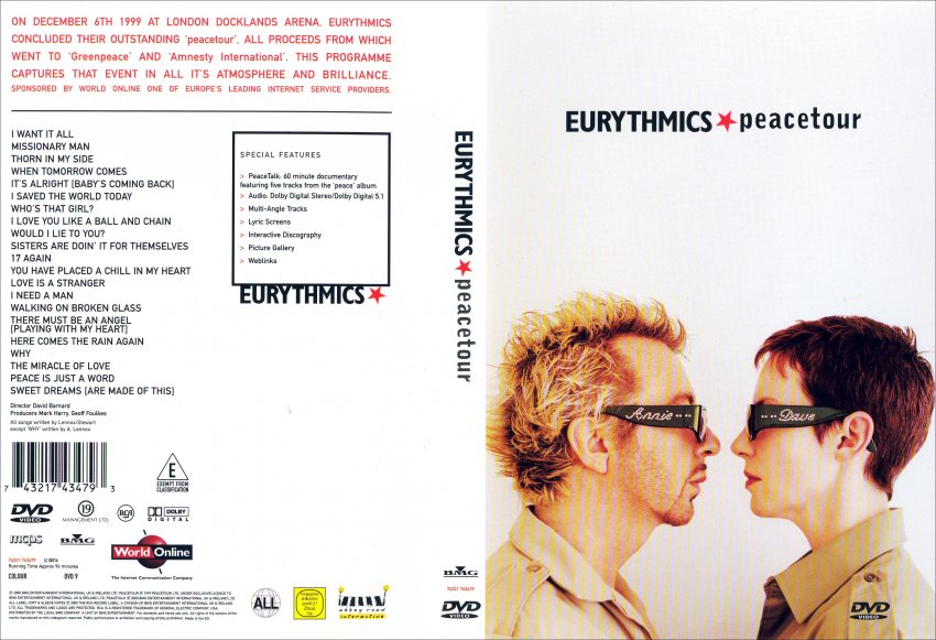 883Eurythmics - peacetour