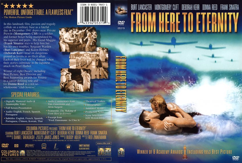 From Here to Eternity - Movie DVD Scanned Covers - 9470From Here