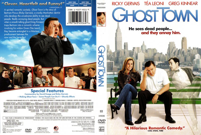 Ghost Town Movie Dvd Scanned Covers Ghost Town Front Edited Dvd