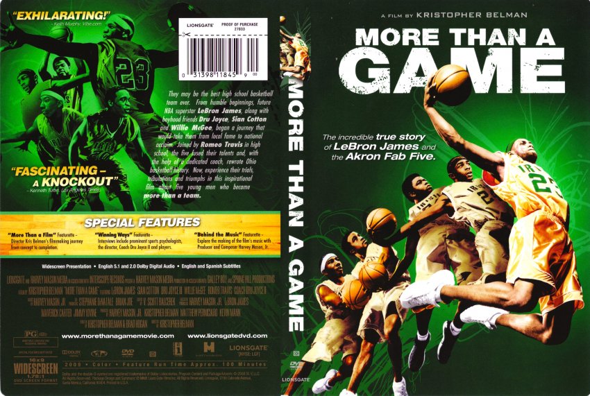 More Than A Game Movie Dvd Scanned Covers More Than A Game English F Dvd Covers