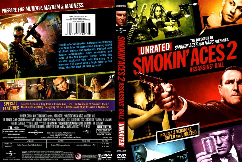 Smokin Aces 2 Assassins Ball (Unrated) - Movie DVD Scanned Covers ...